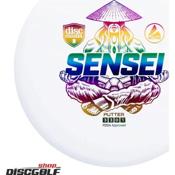 Disc golf Discmania Sensei Active (discgolf) (Speed: 3, Glide: 3, Turn: 0, Fade: 1)