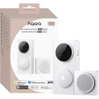 Domovní zvonek AQARA Doorbell Camera Hub G410 Select, Bílý - inteligentní videozvonek s hubem CH-C09DW