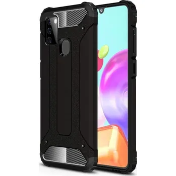 Pouzdro na mobilní telefon Hybrid Armor Case odolné pouzdro pro Samsung Galaxy A21s černé