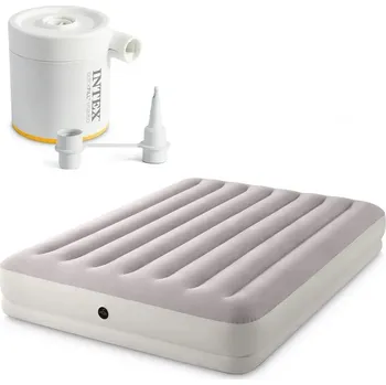Karimatka Intex Nafukovací postel 64179 PRESTIGE MID-RISE QUEEN 203x152x30 cm