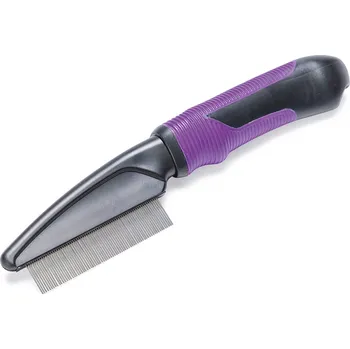 Kartáč pro zvířata Karlie Professional hřeben na blechy s rukojetí