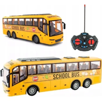 RC model auta VELKÝ TURISTICKÝ AUTOBUS NA DÁLKOVÉ OVLÁDÁNÍ QH866-1