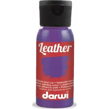 Speciální výtvarná barva Barva na kůži Darwi Leather 50ml – 900 Violet