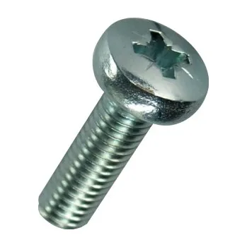 Šroub Šroub s půlkulatou hlavou, M5 x 20, zinek bílý, 20ks