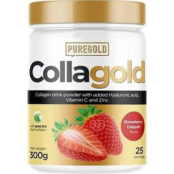 Protein PureGold CollaGold + kys. hyaluronová 300 g, jahodové Daiquiri