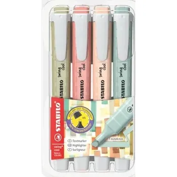 Vícebarevný popisovač na papír Stabilo, 4 ks