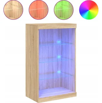 Komoda Komoda s LED osvětlením dub sonoma 60,5 x 37 x 100 cm