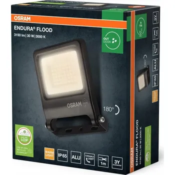 OSRAM ENDURA FLOOD PC 30W LED reflektor, 3000K teplá bílá, 3000 lumenů, I