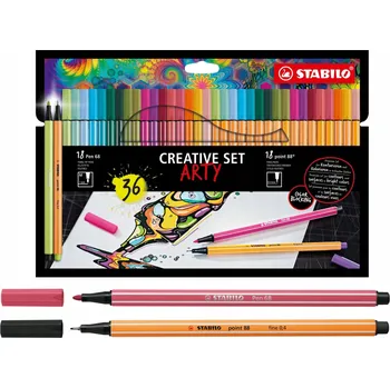 Výtvarná sada Výtvarná sada Stabilo 36 ks