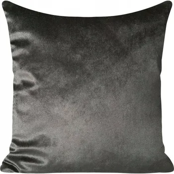 Povlak na polštářek Dekorativní velurový povlak na polštářek Jednobarevný Pierre 40x40 černý
