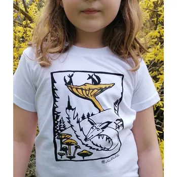DĚTSKÉ TRIČKO "LIŠKY" Barva: Bílá, Velikost: 12-14 let /152-164 cm