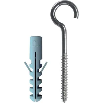 Hmoždinka Hmoždinka s křidélky 6 PE + oko otevřené, 5ks