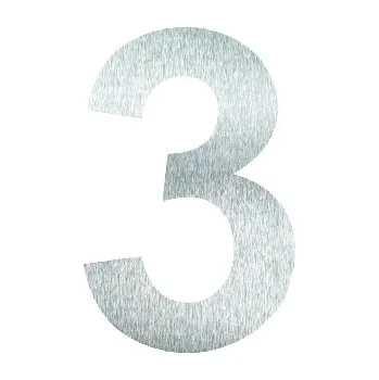 Domovní číslo Domovní číslo 3, 150 mm, nerez, 1ks