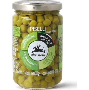 Příloha Alce Nero Hrášek sterilovaný 300g BIO