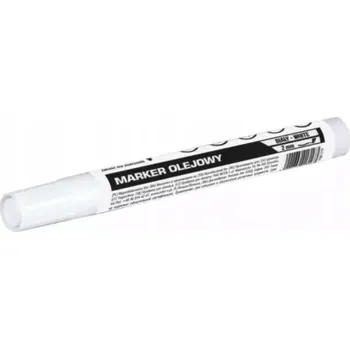 MOTIVE BÍLÝ OLEJOVÝ VODĚODOLNÝ POPISOVAČ / ZNAČKOVAČ 1 KS