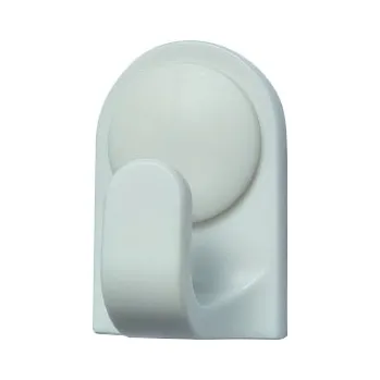 Věšák Háček samolepící QF typ 1951, bílá, plast, 2ks