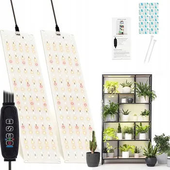 Osvětlení pro růst rostliny 30CM Plnospektrální SLUNEČNÍ SVĚTLO LAMPA PRO RŮST PĚSTOVÁNÍ ROSTLIN 4 KS