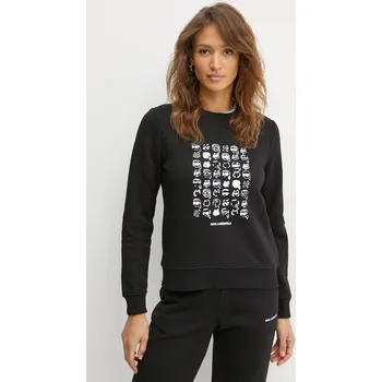 Dámská mikina Mikina Karl Lagerfeld IKON A1W20079 černá 99X, vel. XL