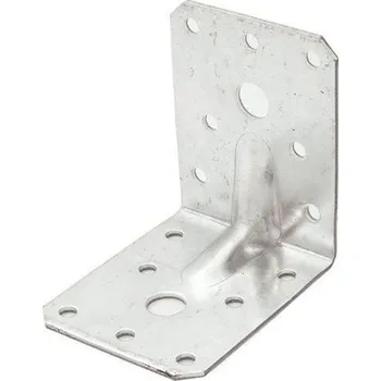 Tesařské kování Úhelník s prolisem U21 55x70 zn, 1ks