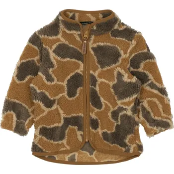 Mikk-Line dětská fleecová mikina 17032 Burlwood Velikost: 122 FLEECE