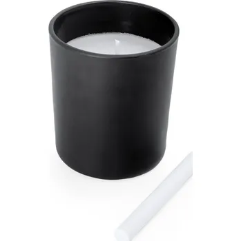 Svíčka Černá Keramická Vonná Svíčka Vaniový Lesk v Kulaté Nádobě