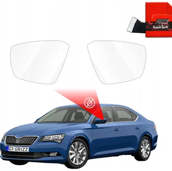Polep vozidla Fólie proti dešti na zrcátka pro Škoda Superb 3 (2015-2020)