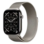 APPLE Watch 11 GPS + Cellular 46mm Přírodní titan s přírodním milánským tahem- S/M