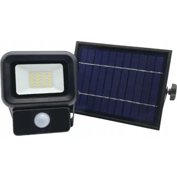 SOLÁRNÍ LED reflektor 20W studená bílá + senzor