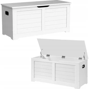 Úložný box Truhla 5K Home Decor bílá MDF 136 l 100 x 40 x 46 cm
