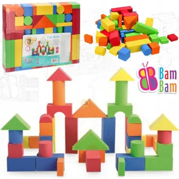 ostatní stavebnice Pěnové Stavebnice Bambam 46 kusů 301694