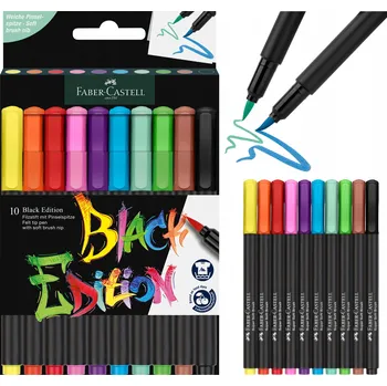 Fixy Štětcové Black Edition x10 Faber-Castell