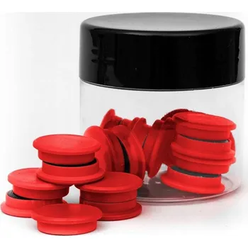 Obraz Magnety Tres kulaté červené 20 kusů 20 mm