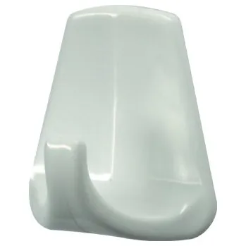 Věšák Háček samolepící QF typ 1207, bílá, plast, 2ks