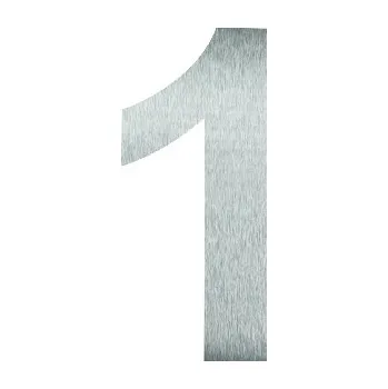 Domovní číslo Domovní číslo 1, 150 mm, nerez, 1ks