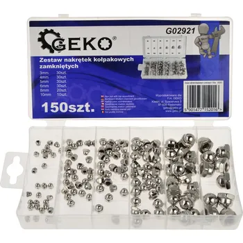 Sada nářadí Geko Sada uzavřených krycích matic, 150 ks (20)