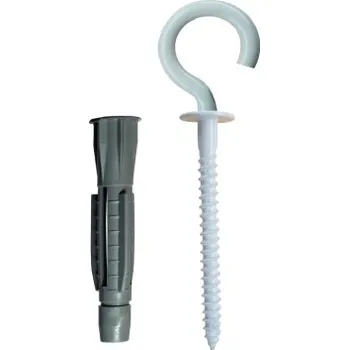 Hmoždinka Hmoždinka uzlovací s lemem + oko otevřené lakované, 8 PE, 3ks