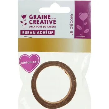 Lepicí páska Samolepicí páska metalizovaná ZLATÁ