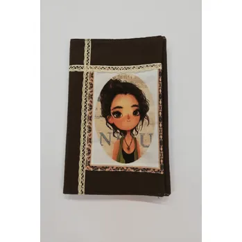 Obal na knihu nebo diář - 15,5 x 21,5 cm - holčička č.3