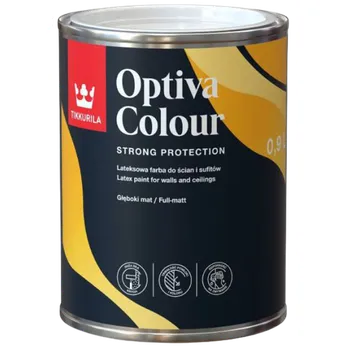 barva na zeď Tikkurila Otěruvzdorná barva Optiva colour 1 L
