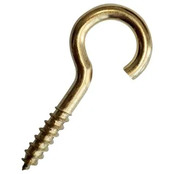 Vrut Hák s vrutem 19x60mm, mosaz, 1ks