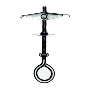 Hmoždinka Kovová hmoždinka sklopná M4x70 + oko, 2ks