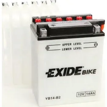 Motobaterie EXIDE 14Ah L, s.p. 145A, Bike Conventional EX YB14-B2