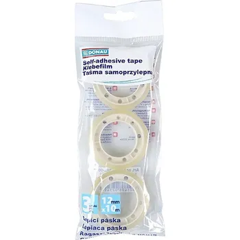 Lepicí páska Kancelářská lepicí páska 10 m, 3 kusy