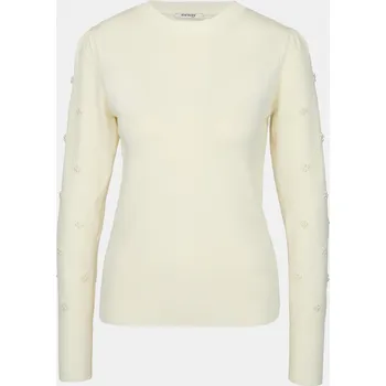 Dámský svetr Krémový dámský svetr s aplikací ORSAY Orsay krémová 3515657