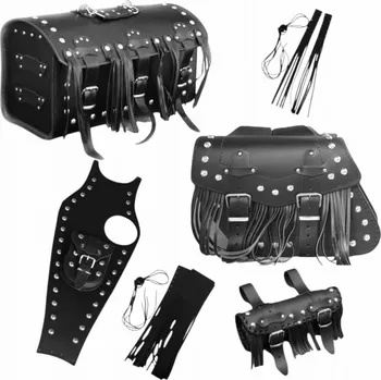 Zavazadlo na motocykl Kufr, brašny, rolka s třásněmi, sada 21C JUNAK M12