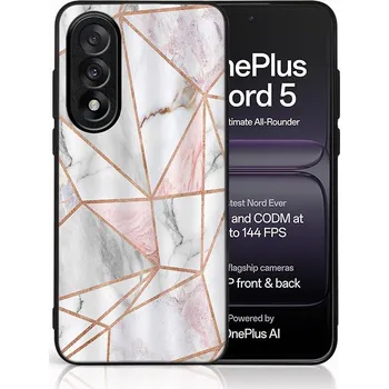 Pouzdro na tablet VSECHNONAMOBIL 125621 MY ART Ochranný kryt pro OnePlus Nord 5 5G PINK MARBLE (143)