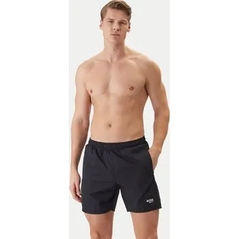 Pánské plavky BOSS Plavecké šortky Swordfish 50554613 Černá Regular Fit XXL