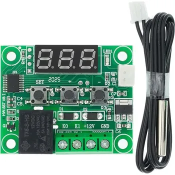 Termostat LaskaKit_cz Digitální termostat W1209 12V, -50 až 110 °C