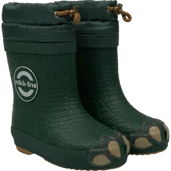 Dívčí holínky Mikk-Line Mikk - Line holínky s vlněnou podšívkou 38092 Darkest Sprouse Velikost: 31