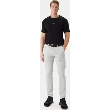 Pánské kalhoty BOSS Kalhoty z materiálu Chino 50510933 Šedá Regular Fit 33_30